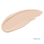 Load image into Gallery viewer, A swatch of liquid foundation in the shade Classic Ivory, shown as a smooth diagonal smear on a plain white background.